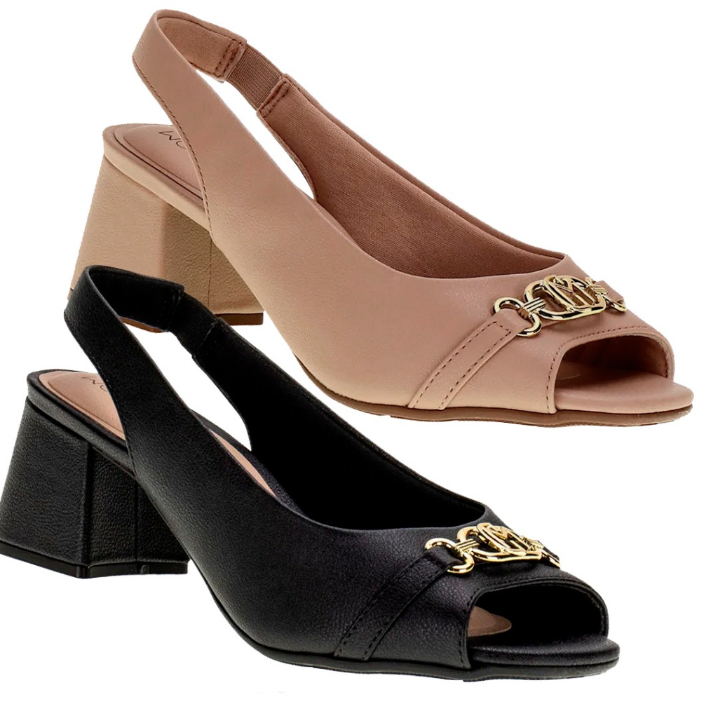 Sapato Feminino Peep Toe Salto Médio Modare 7172114 - Women Shoes