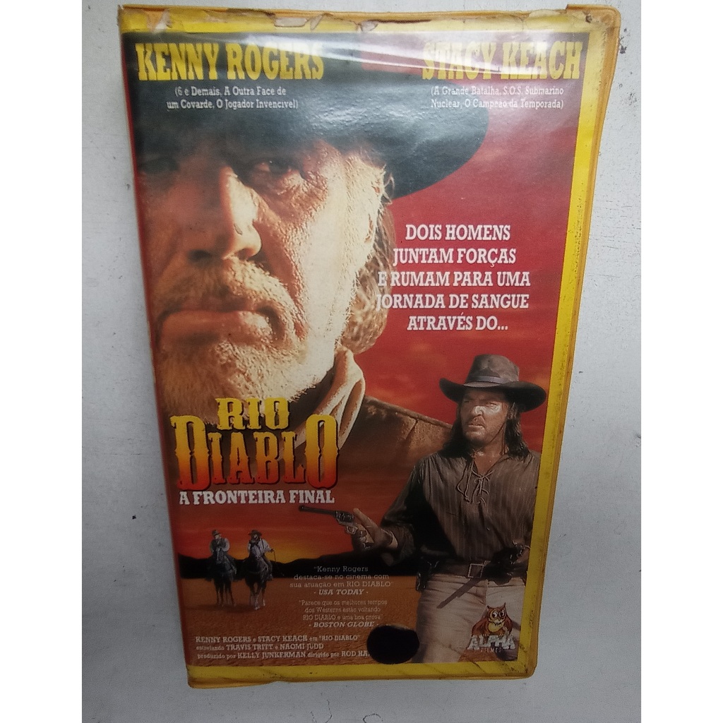 Filme Vhs - Rio Diablo - A Fronteira Final - 1993