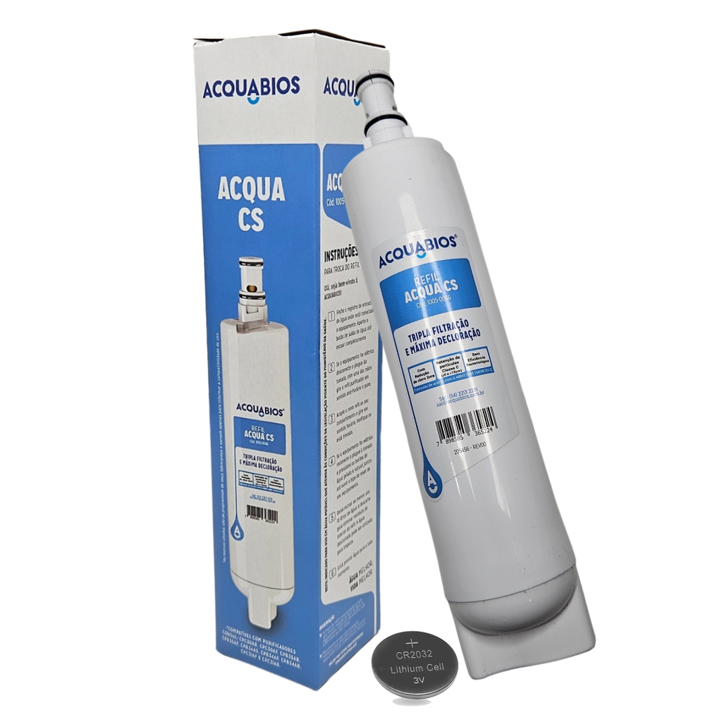 Filtro Refil Acqua CS Compatível para CONSUL* Cpc30 Cpb34 Cpb35 CPB36