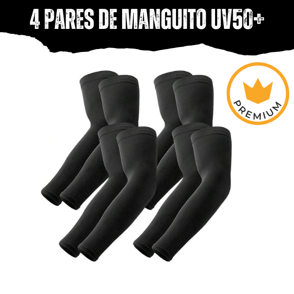 4 pares de Manguito Segunda Pele - Proteção uv - Proteção Solar