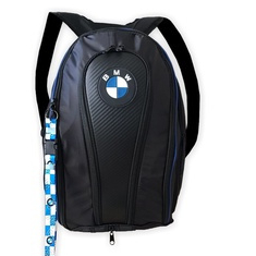 MOCHILA MOTOCICLISTA BMW COM CHAVEIRO DE BRINDE IMPERMEAVEL 1 LINHA