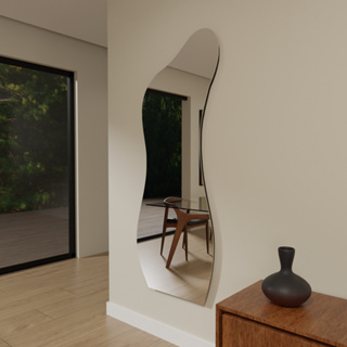 Espelho 150cm x 60cm 170cm x 70cm Orgânico Decorativo Corpo Inteiro Chão Quarto Sala Banheiro Moderno Luxo Lançamento em Oferta na Shopee