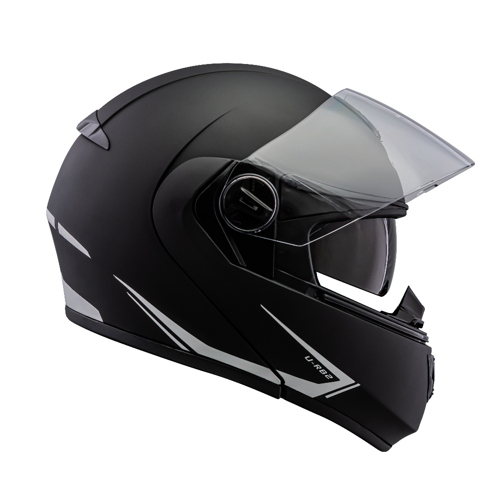 Capacete Peels U-Rb2 Escamoteável C/ Óculos - Preto Fosco