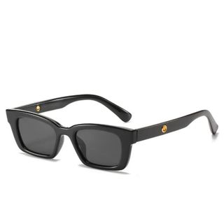 Óculos de Sol Quadrado Masculino Óculos Quadrado Feminino Óculos de Sol Preto