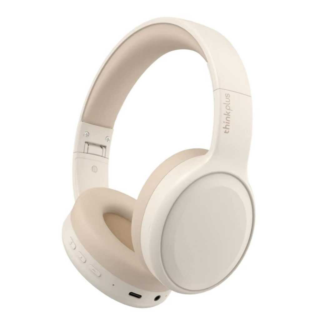 Fone de Ouvido Bluetooth Lenovo TH30 Headphone Preto ou Bege Original
