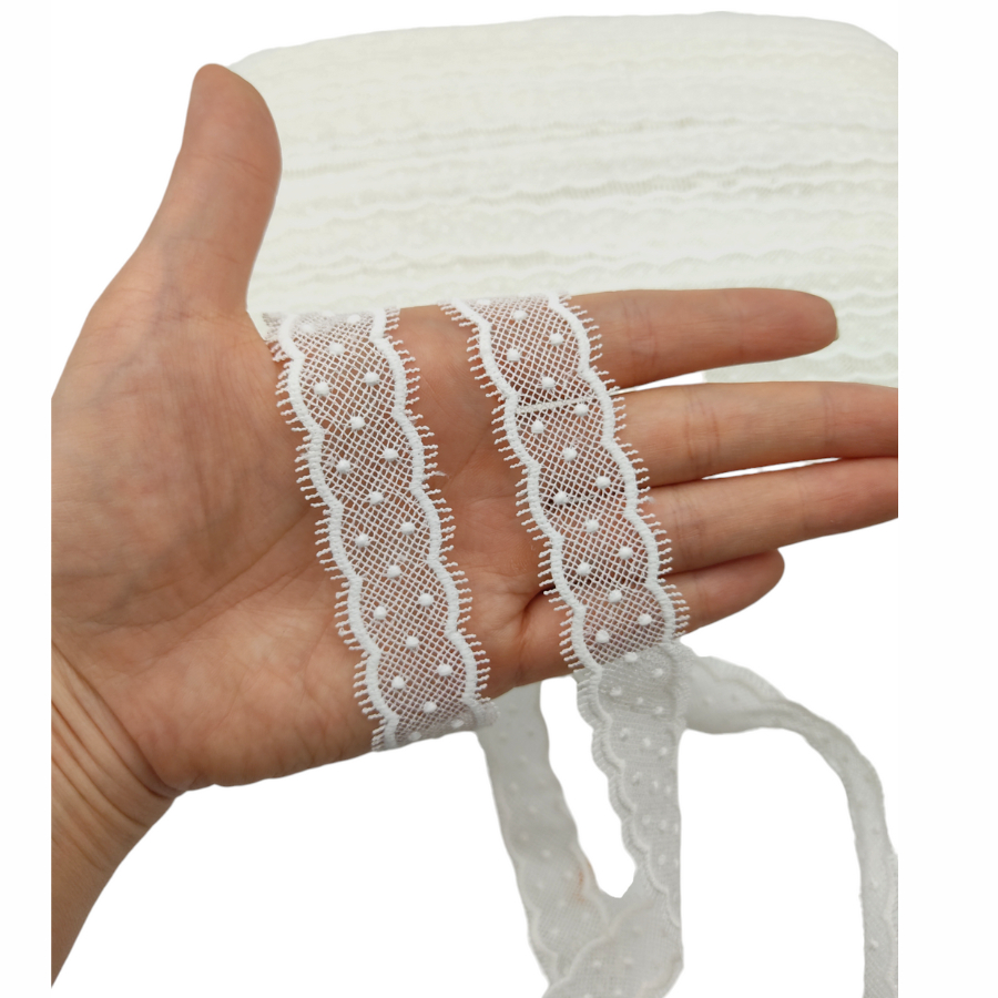 Renda Guipir Larg. 2,5cm - Acabamento Decoração Artesanato em Oferta na Shopee