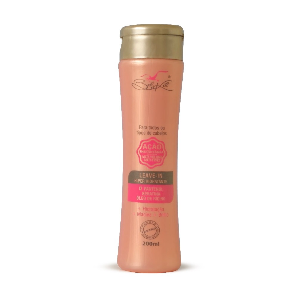Leave-in Hiper Hidratante Capilar Pantenol 200ml Belkit