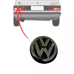 Emblema VW Tampa Porta Mala Pequeno 1980 a 1990 Gol Parati Santana 5 cm