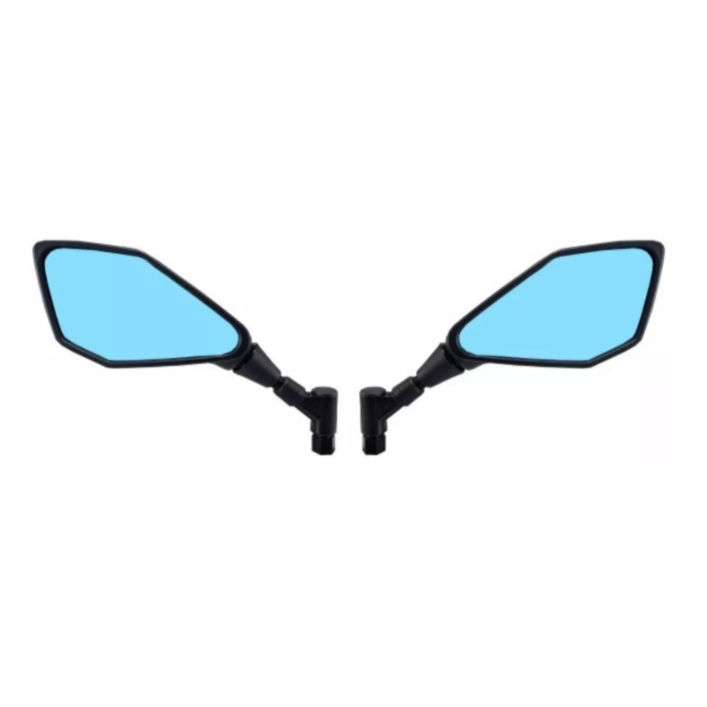 Par Retrovisor Original Gvs Kawasaki Z400 Giro 360 Convexo Azul GVS 8292 — imagem 2 de 2