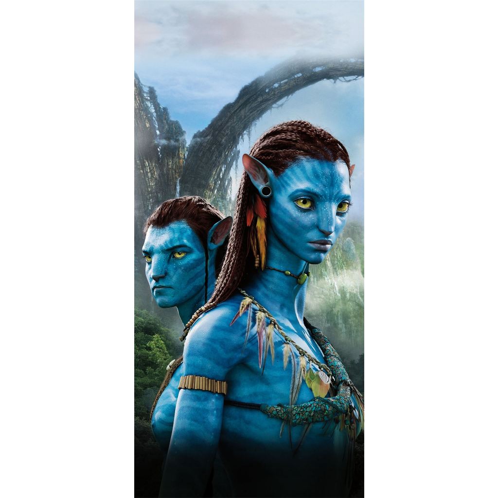 Painel de Festa em Lona 2x2m Personalizado em Lona Fosca - Tema Avatar