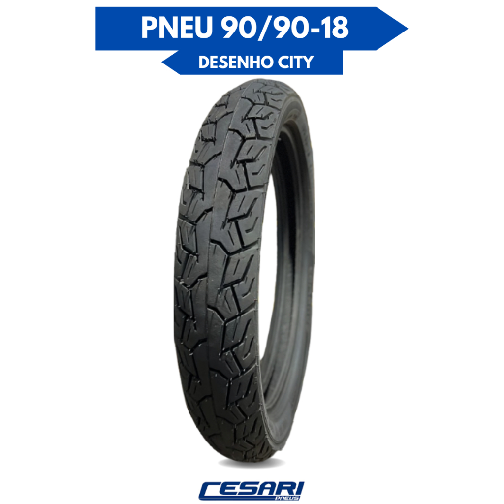 Pneu Titan Fan CG Traseiro 90/90-18 57P - Duracity em Oferta na Shopee