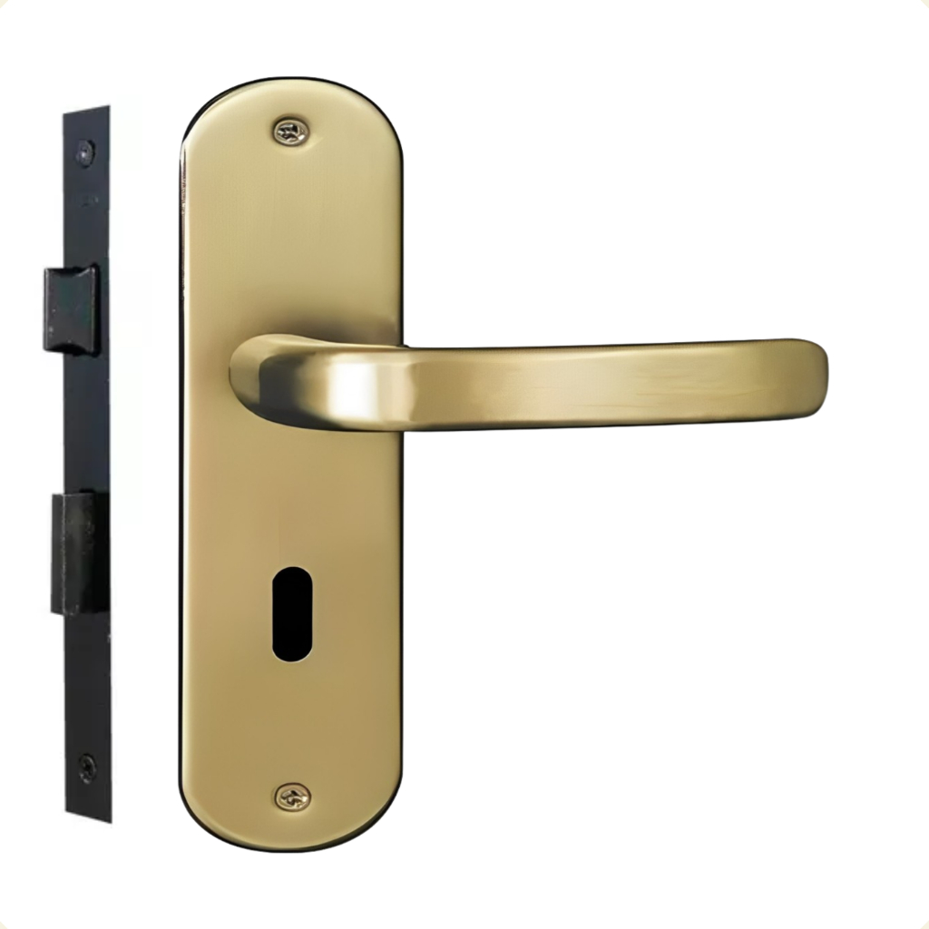 Fechadura Interna Para Porta Quarto Stilo Alavanca Bronze Mgm em Oferta na Shopee