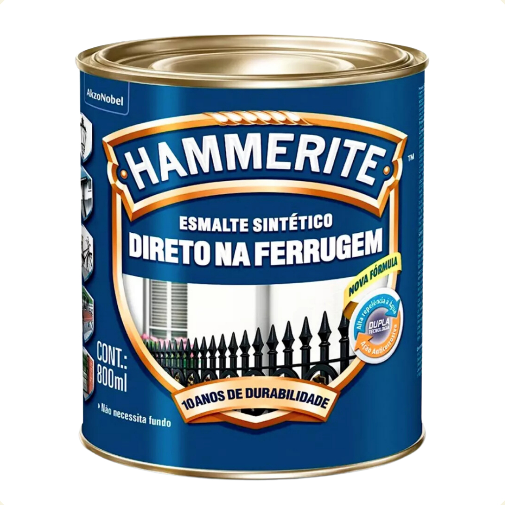 Esmalte Sintético Hammerite Direto Na Ferrugem 800ml Cores em Oferta na Shopee