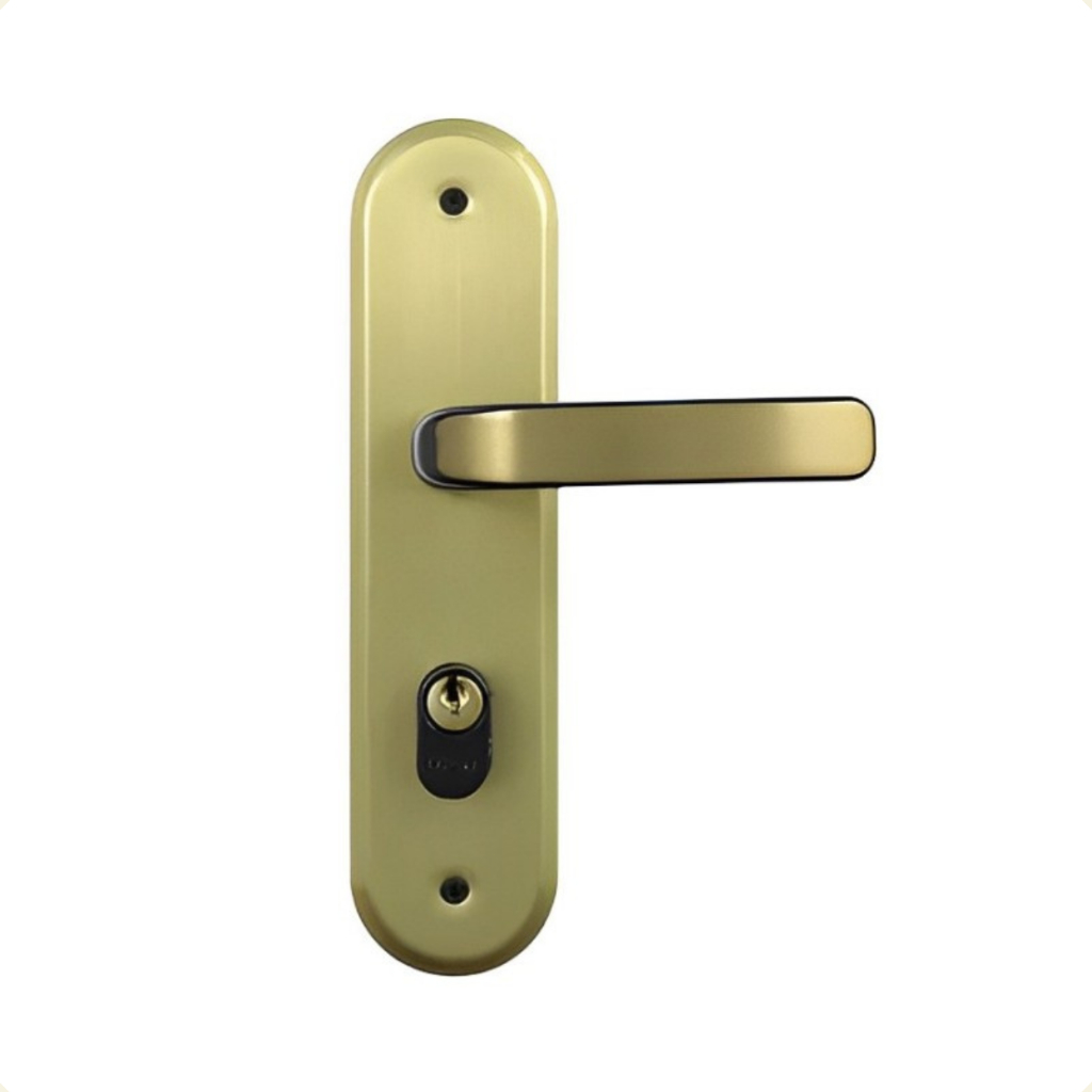 Fechadura Para Porta Quarto Stilo Alavanca Bronze Mgm em Oferta na Shopee