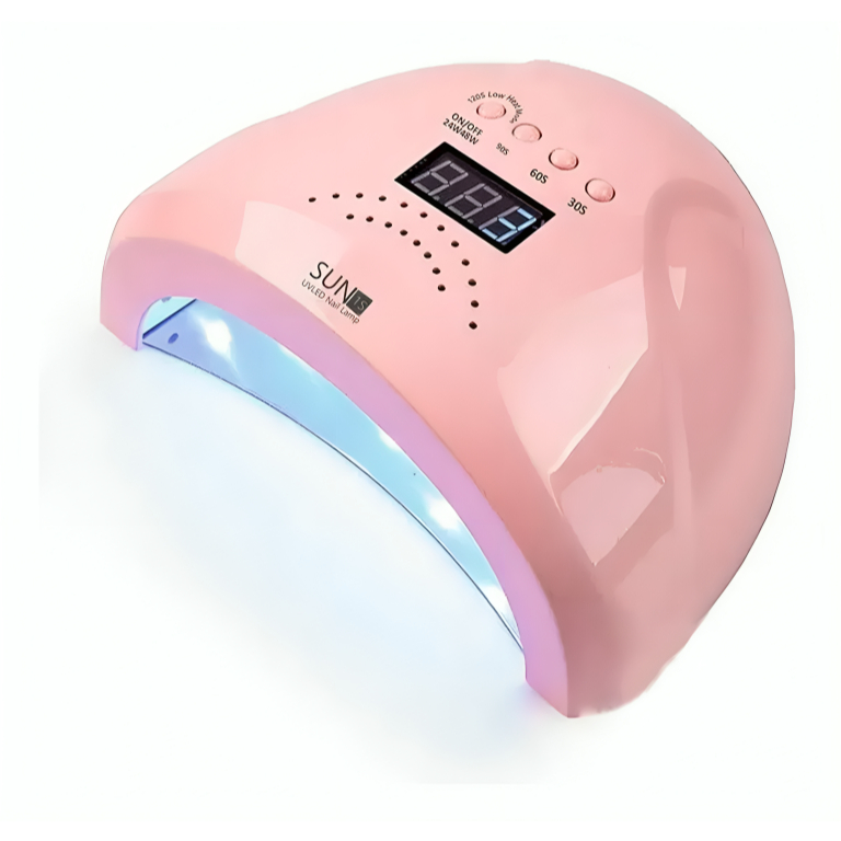 Cabine Sun 24W-48W 30 Led Uv De Unhas Digital 48W Estufa De Unha Gel Acrigel Porcela Sun 1S Bivolt