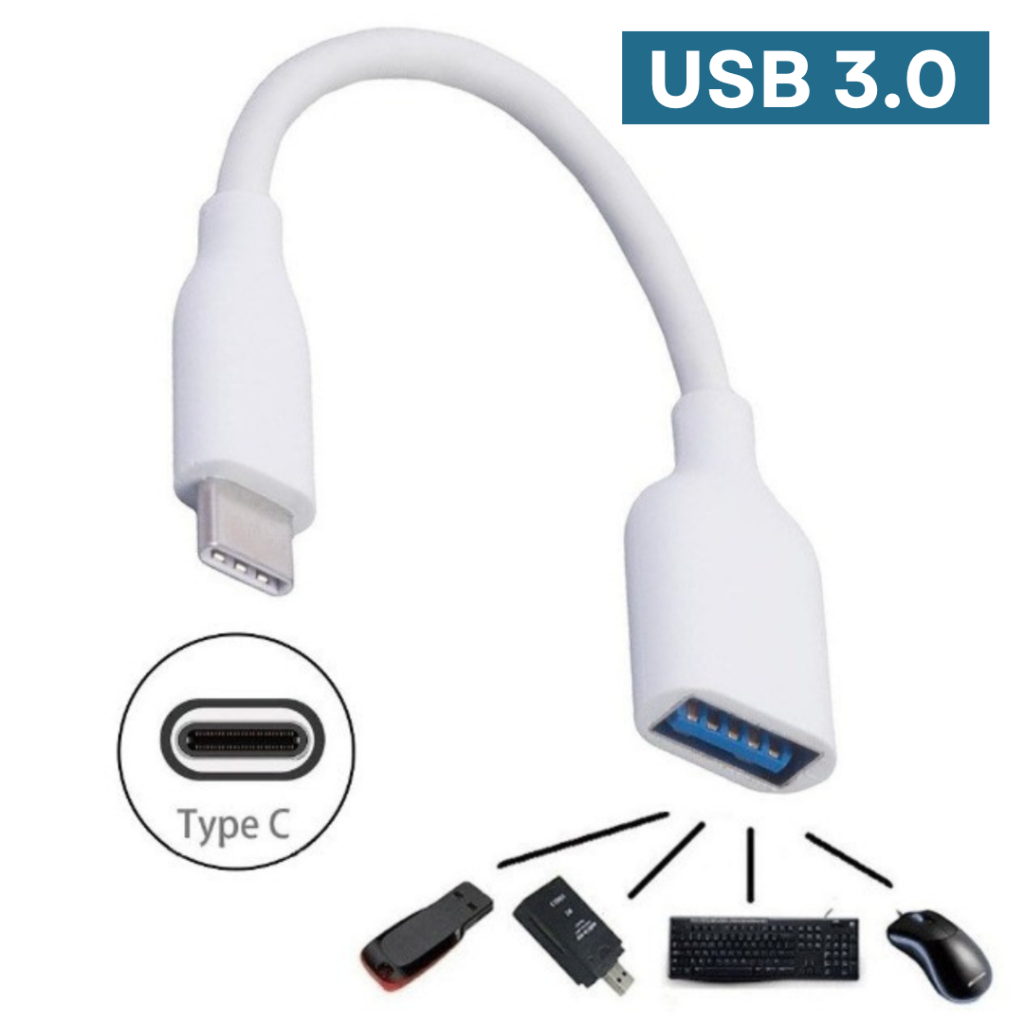 Cabo Adaptador Otg USB 3.0 para Tipo C Usb Celular Smatphone