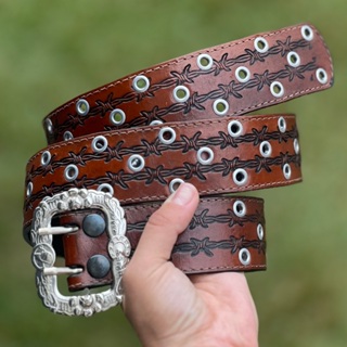 Cinto Country Muladeiro Guaiaca Feminino De Couro Legítimo Top em Oferta na Shopee