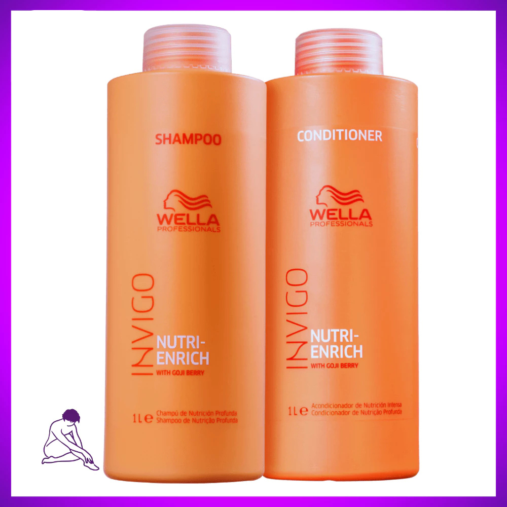 Kit Wella Invigo Nutri Enrich Shampoo e Condicionador 1L(DUO)