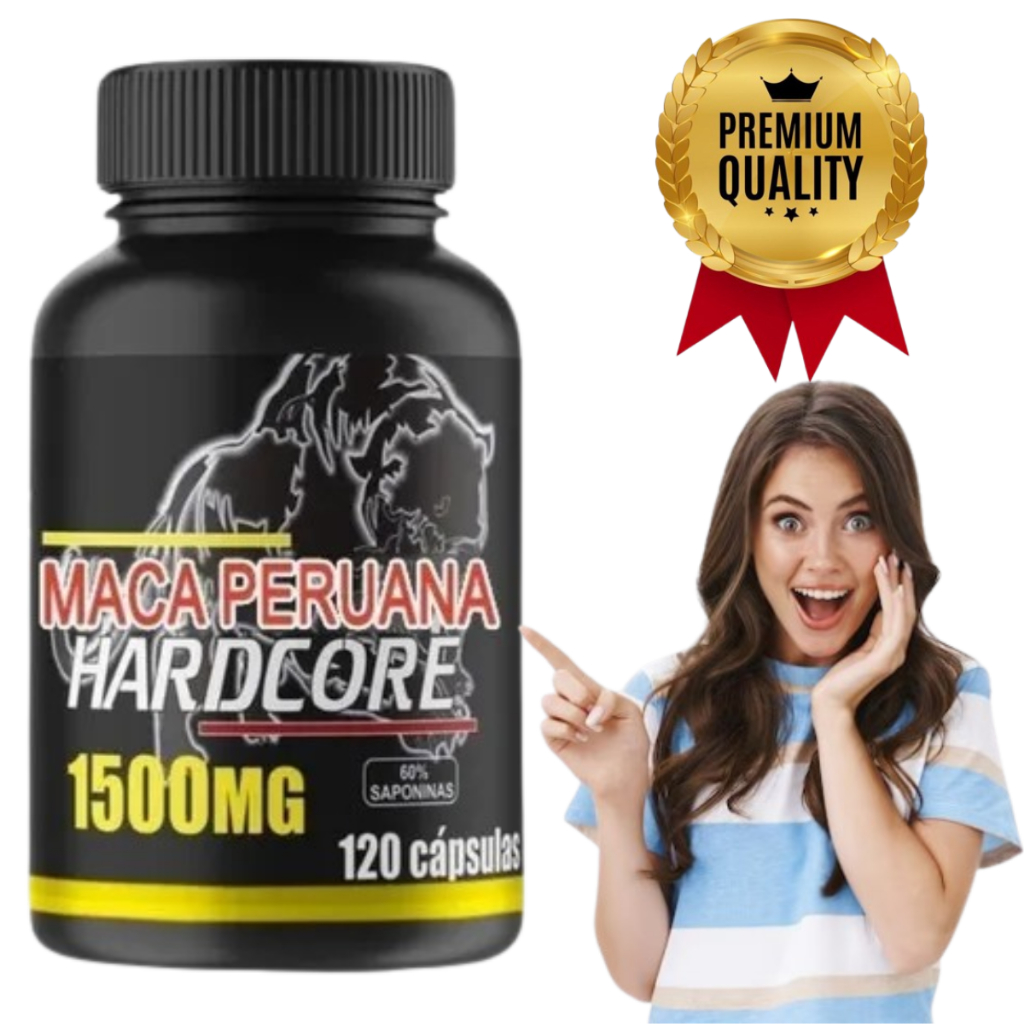 Maca Hardcore 120 Cáps 1500mg