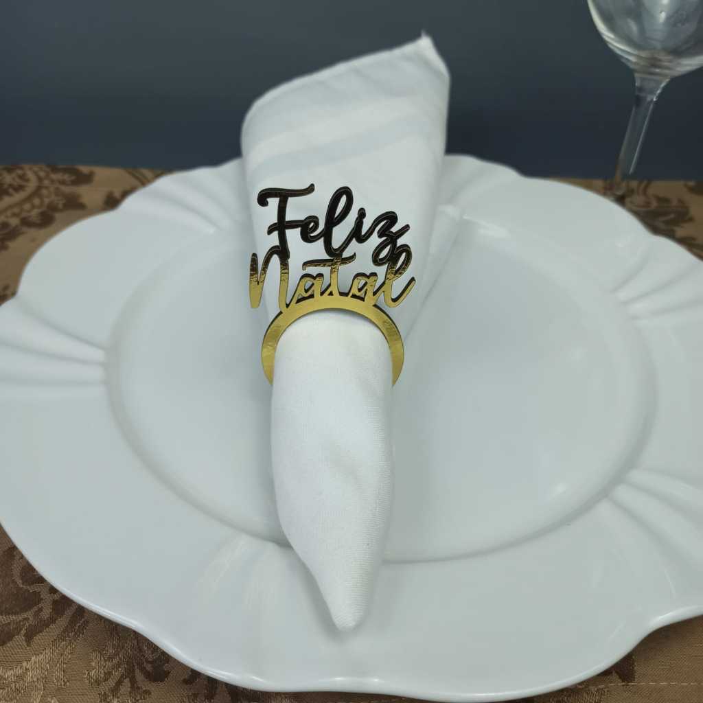 Porta Guardanapo Natal Dourado: Onde Comprar | BuscaProdutos
