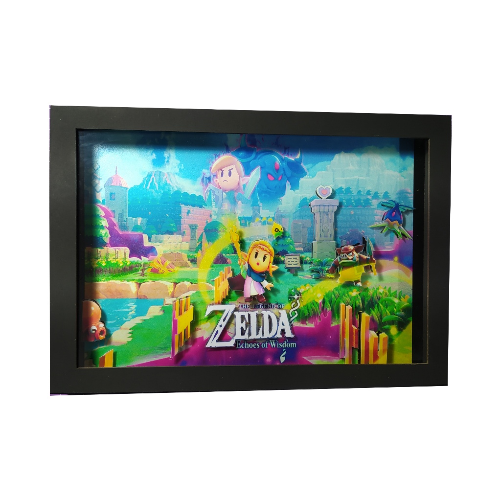 Quadro 3D the legend of zelda echoes of wisdom