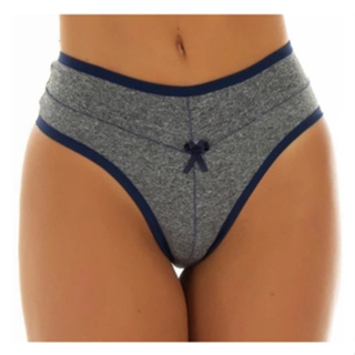 Kit 5 Calcinhas Mescla Cós Alto Comportada Plus Size em Oferta na Shopee