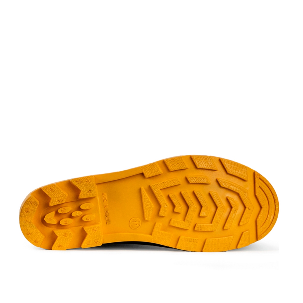 Bota Galocha Pvc Impermeável Cano Longo Polaina De Amarrar — imagem 2 de 2