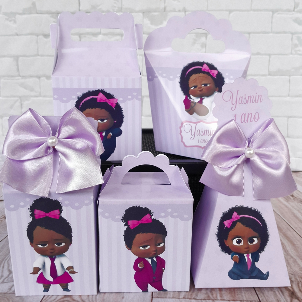 PEGUE E MONTE - Kit Festa Personalizados A Poderosa Chefinha Lembrancinhas para Aniversário Kit Caixinhas