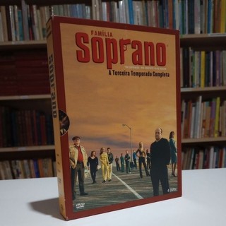 BOX Família Soprano - a terceira temporada completa - 4 dvds - edição de colecionador