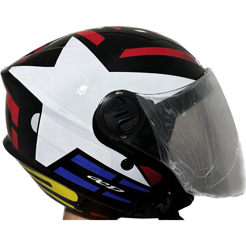 capacete pro tork adesivado estrela em Oferta na Shopee