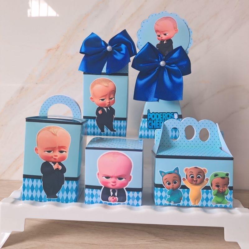 Kit Festa Poderoso Chefinho Caixinhas Personalizadas Lembrancinhas para Festa