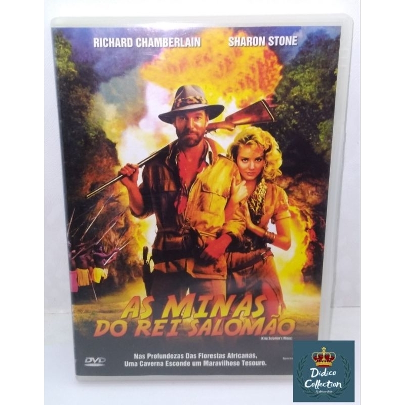 DVD As Minas do Rei Salomão (1985) - Richard Chamberlain, Sheron Stone - Original