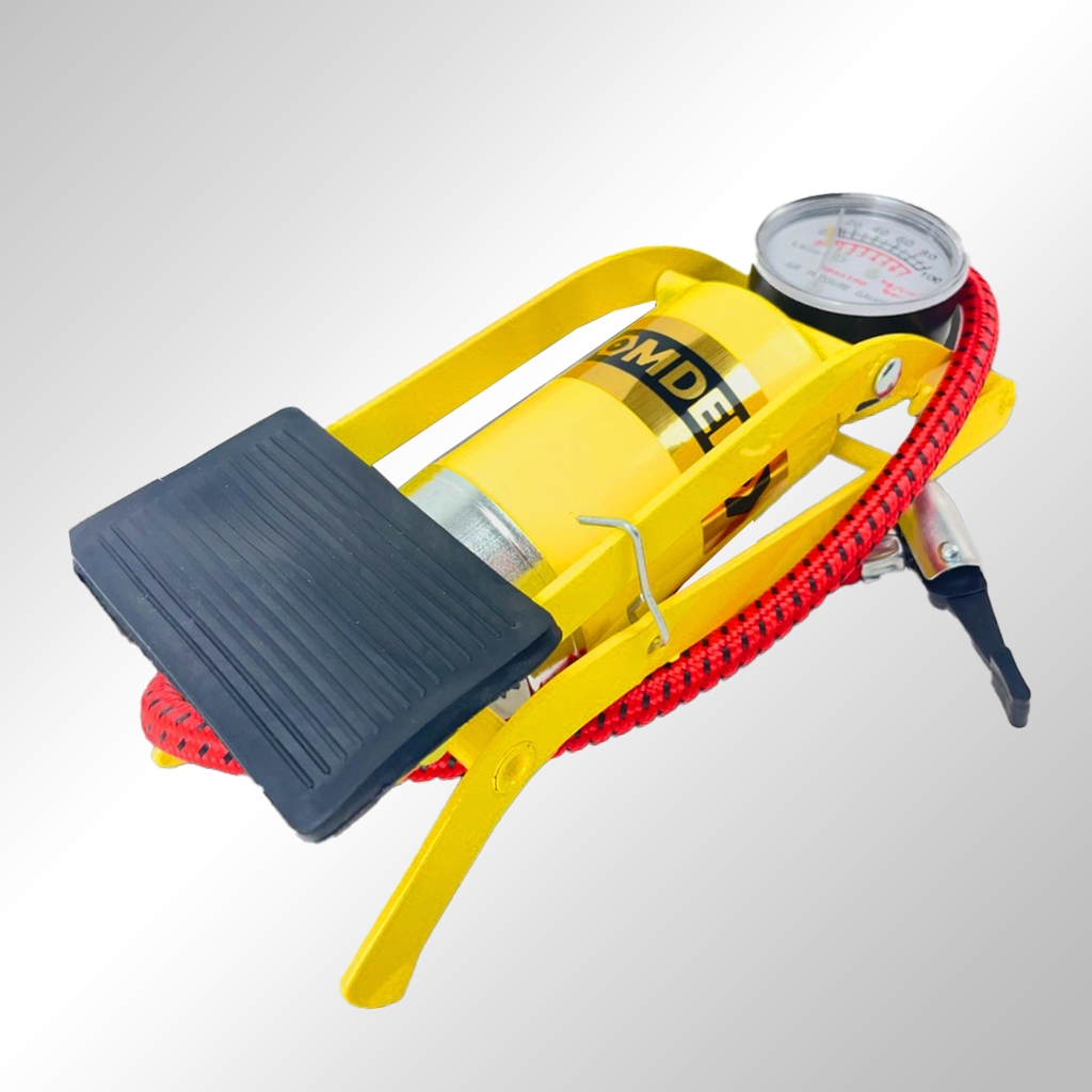 Bomba De Ar Com Pedal Alta Pressão Para Encher Pneu, Bicicleta e Bola em Oferta na Shopee