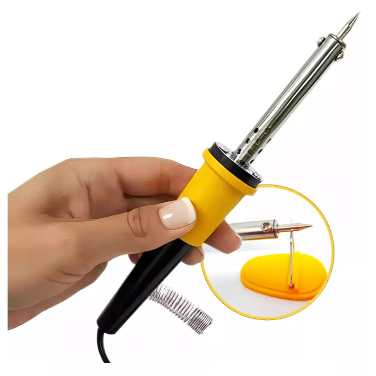 Ferro de Solda Profissional 110V-220V 40W Potência e Precisão para Projetos de Soldagem em Oferta na Shopee