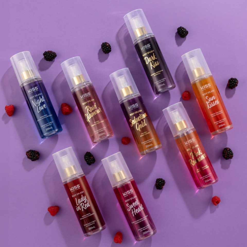 Body Splash Kiss New York 200ml - Colônia Corporal em Oferta na Shopee