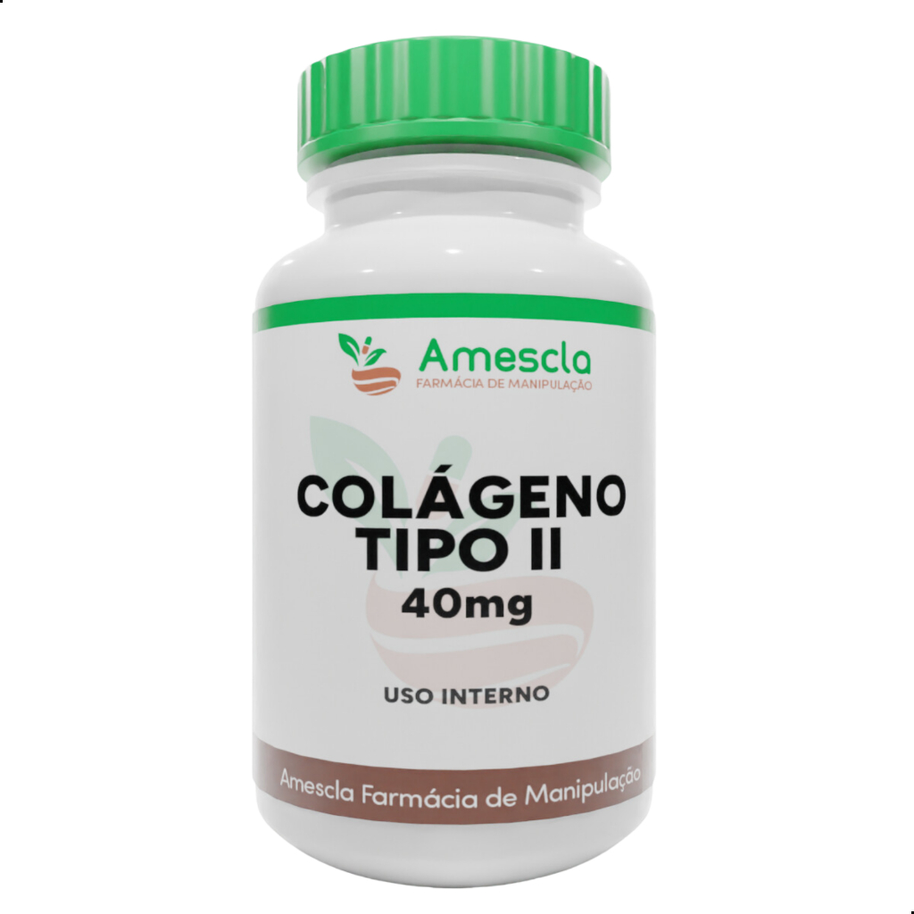 Colágeno Tipo II 40mg Com 60 ou 120 Cápsulas em Oferta na Shopee