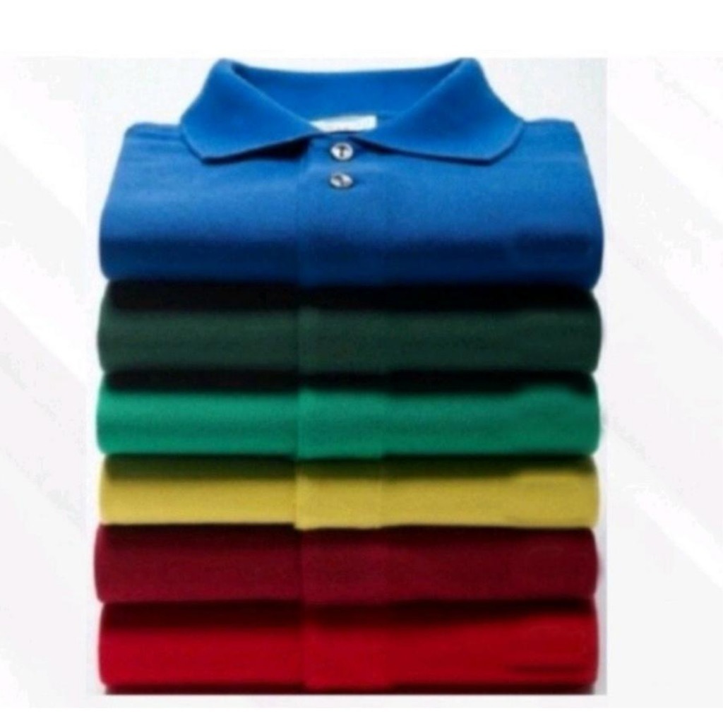Kit 5 Camisa Gola Polo Masculina Piquet