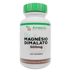 Magnésio Dimalato 500mg Com 60 ou 120 Cápsulas