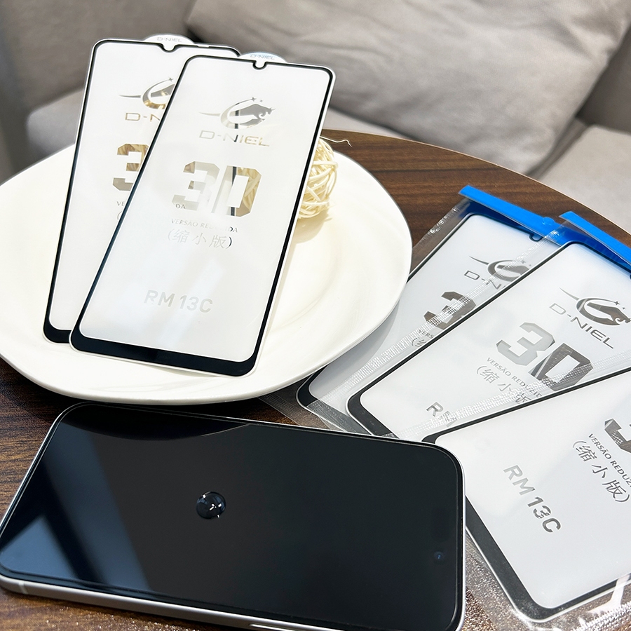 KIT 3 5 10 Pelicula de Vidro 3D resistente para Xiaomi Redmi A1 A2 A3 9A 9C Note 8 Pro Note 9S Note 9T Note 9 Pro