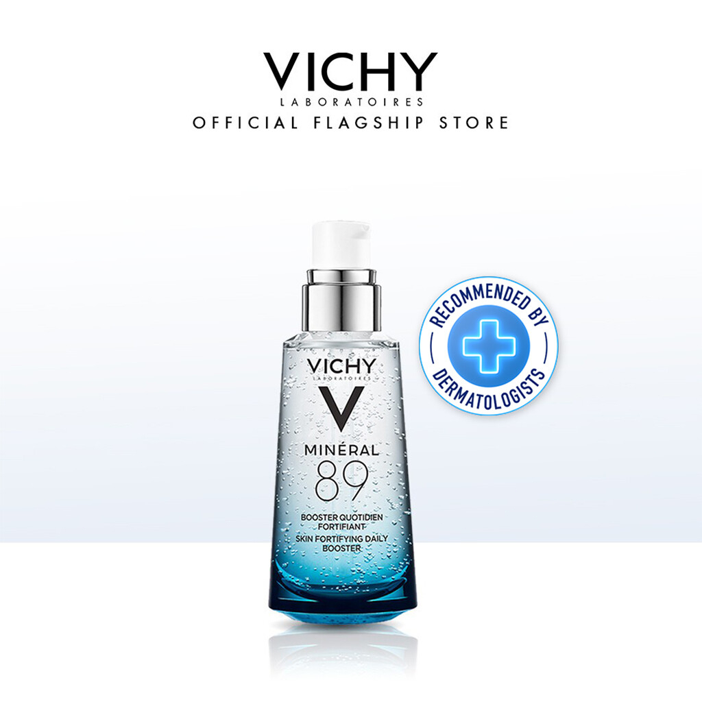 Sérum Vichy Minéral 89 50ml | Hidratação 24h, Barreira Fortificada e Pele Saudável | Booster Diário com Água Termal