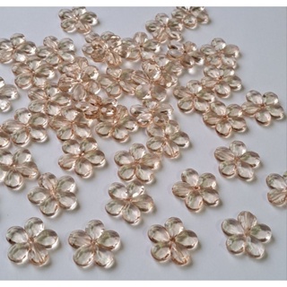 Miçanga Flor Acrílica Passante 2cm Margarida 50pecas em Oferta na Shopee