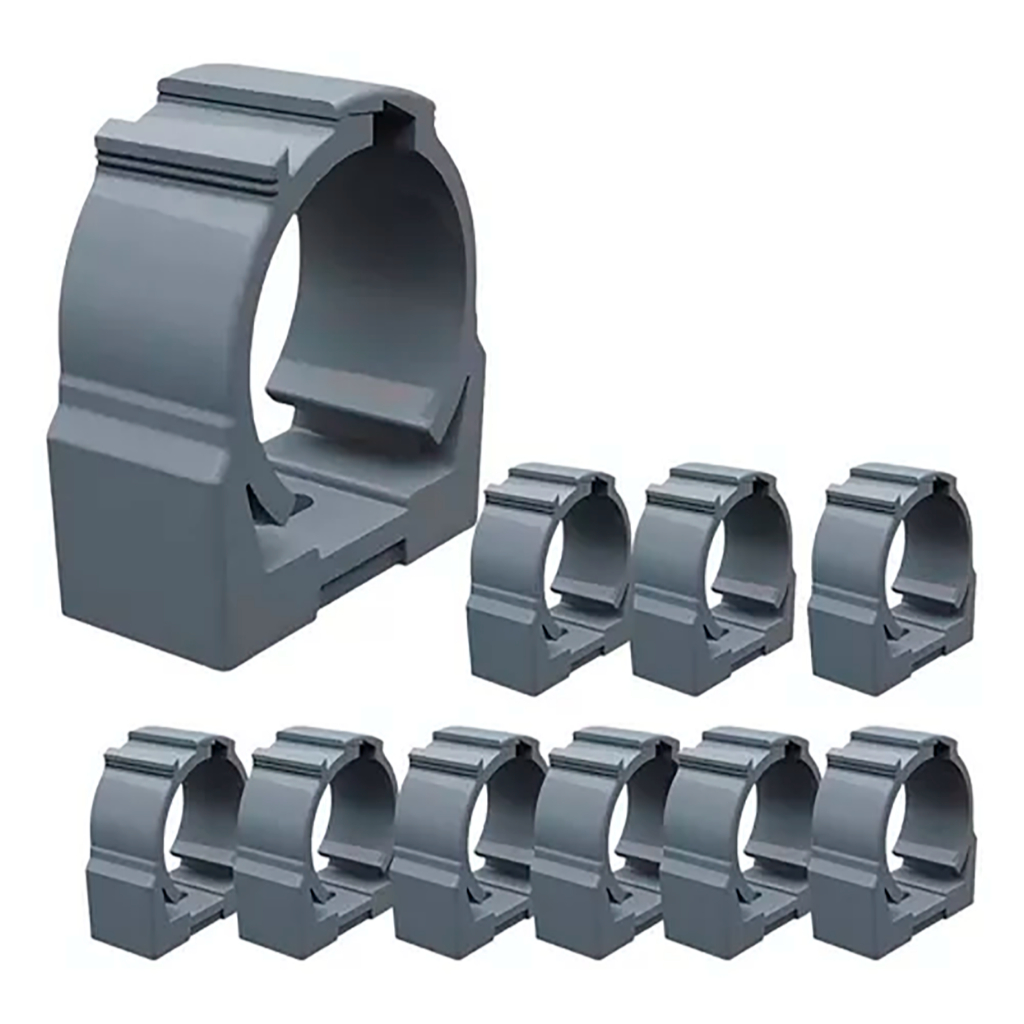 Kit C/20 Abracadeira Click 1" Cinza INPOL