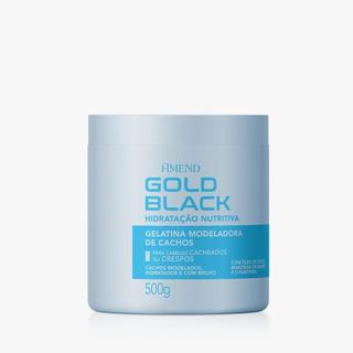 Amend Gold Black Hidratação Nutritiva Gelatina Modeladora de Cachos 500g em Oferta na Shopee