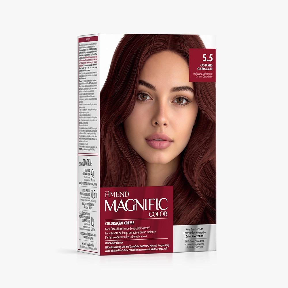 Amend Coloração Magnific 5.5 Castanho Claro Acaju