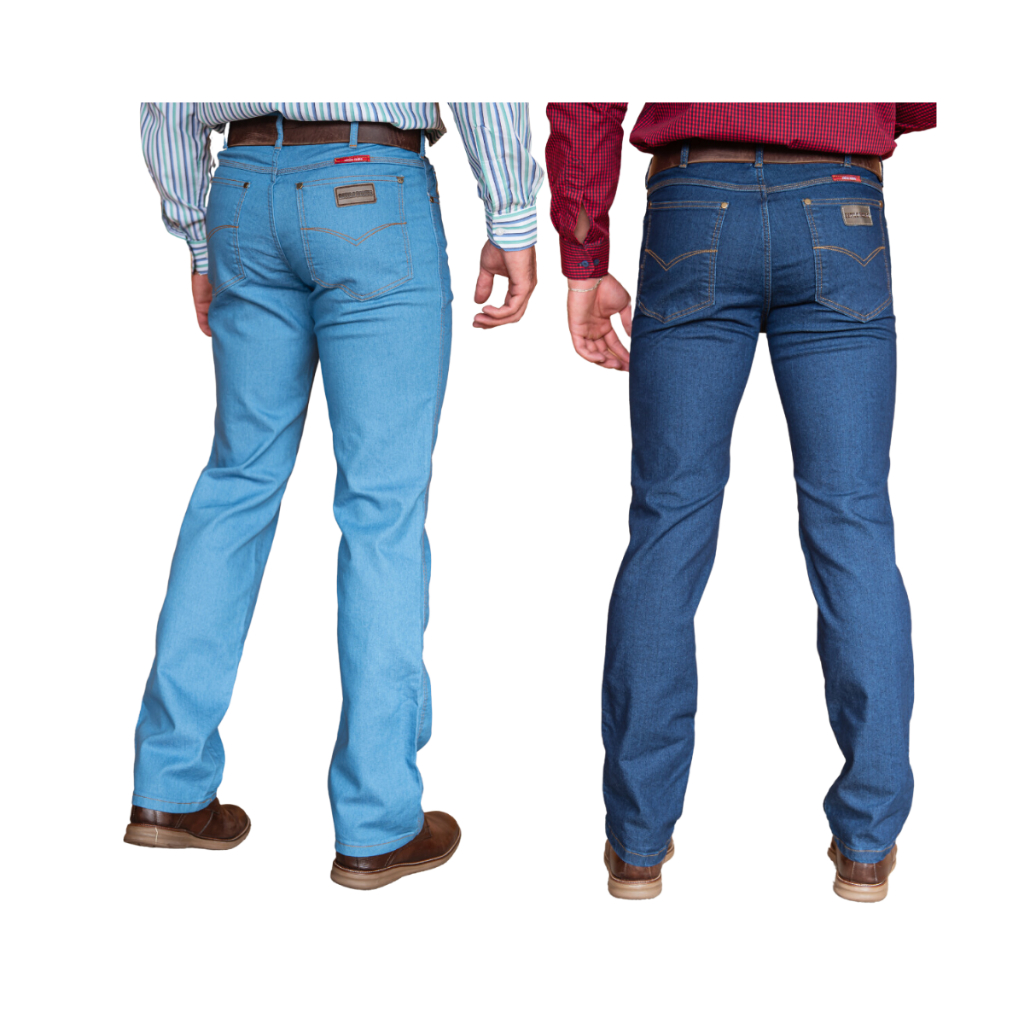 Kit 2 Calças Jeans Country Masculina Estilo Rodeio Ref: 109