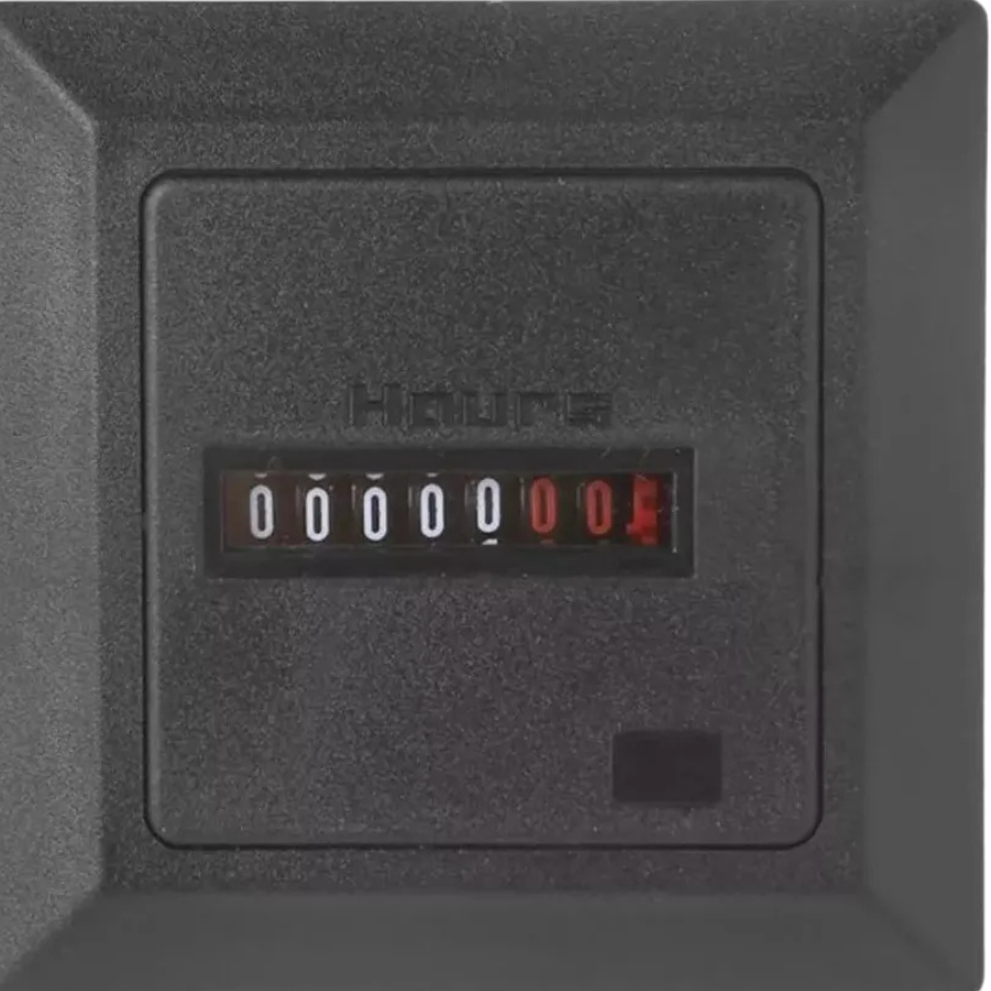 Horimetro Totalizador Contador de Horas 220-240 V/50hz Ac (Preto)