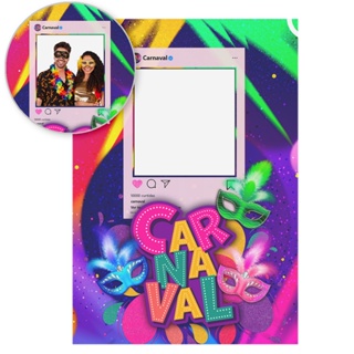 Painel Retangular Festa Carnaval Vazado Lateral Interativo para Foto Sublimado Em Tecido 1,50x2,20m em Oferta na Shopee