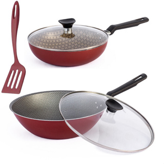 Conjunto Kit 2 Peças Frigideira Funda Antiaderente Tramontina 24Cm e 28 Cm em Oferta na Shopee