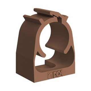 kit c/ 20 Abraçadeira Click 1'' de PVC Marrom INPOL em Oferta na Shopee