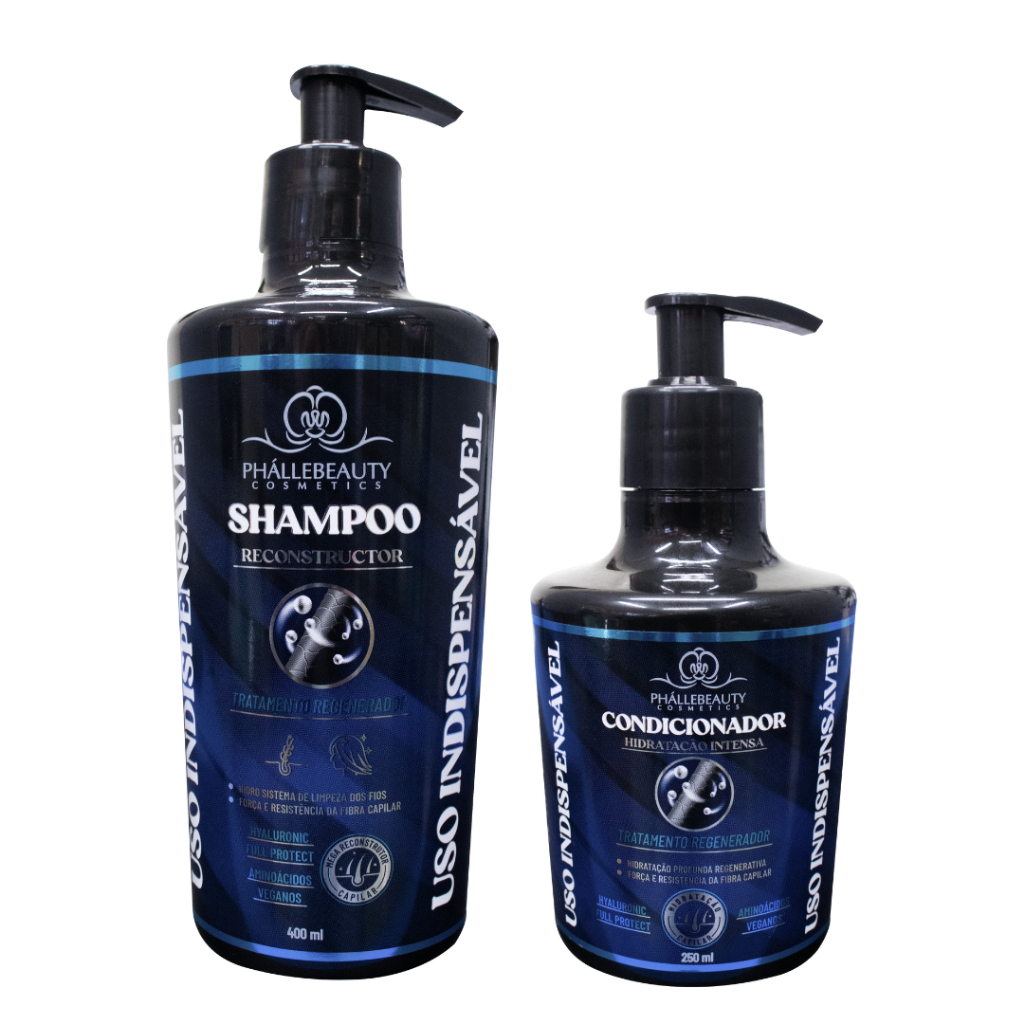 Kit Shampoo + Condicionador Uso Indispensável Phállebeauty em Oferta na Shopee
